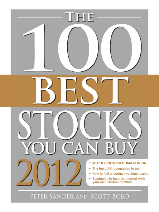 Title details for The 100 Best Stocks You Can Buy 2012 by Peter Sander - Available